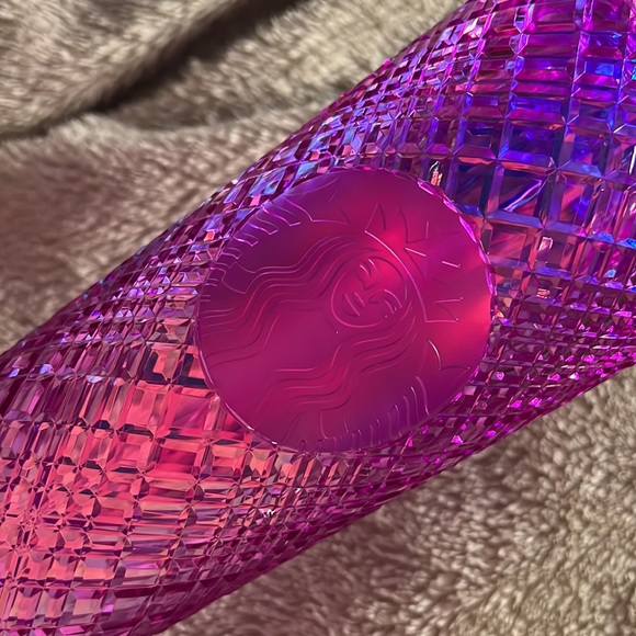 🎉HP🎉 STARBUCKS Iridescent Purple Studded 24oz Tumbler - Picture 2 of 6
